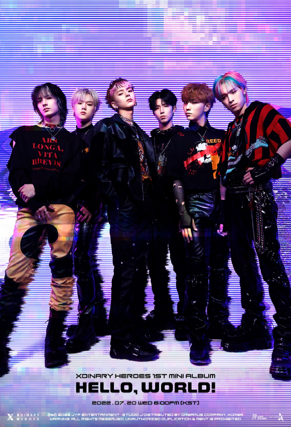 엑스디너리 히어로즈 단체 이미지 [사진=JYP엔터테인먼트]