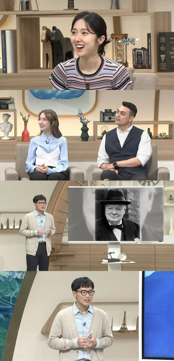 tvN '벌거벗은 세계사'에서 윈스턴 처칠의 일화를 전한다. [사진=tvN]