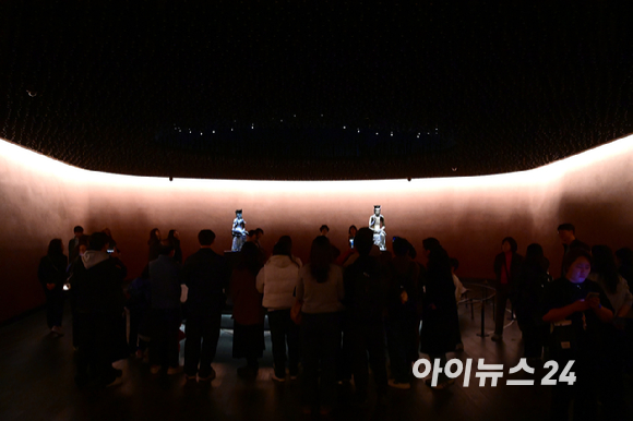 2월 26일부터 3월 8일까지 서울 용산구 국립중앙박물관에서 '국중박 X 블랙핑크' 프로젝트가 진행된다. [사진=정소희 기자, YG엔터테인먼트]