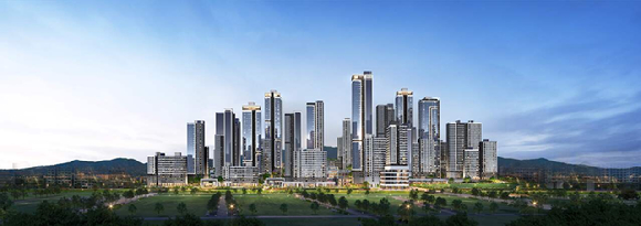 증산4구역 도심공공복합사업 단지 투시도. [사진=DL이앤씨]