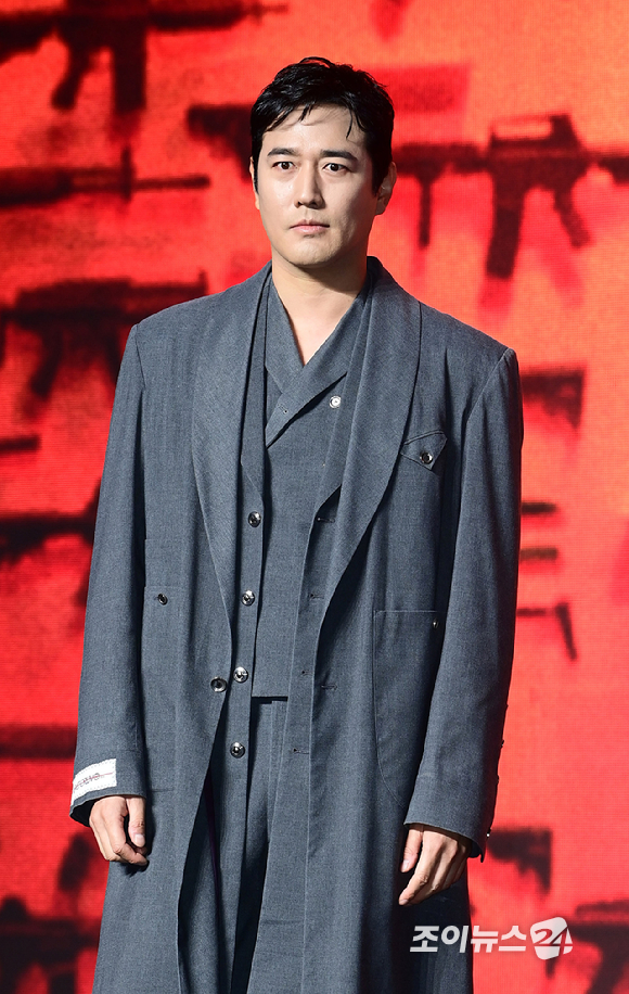배우 조한선이 20일 오전 서울 여의도 콘래드 서울 호텔에서 열린 디즈니+의 오리지널 시리즈 '킬러들의 쇼핑몰 시즌2' 제작발표회에 참석하고 있다. [사진=정소희 기자]