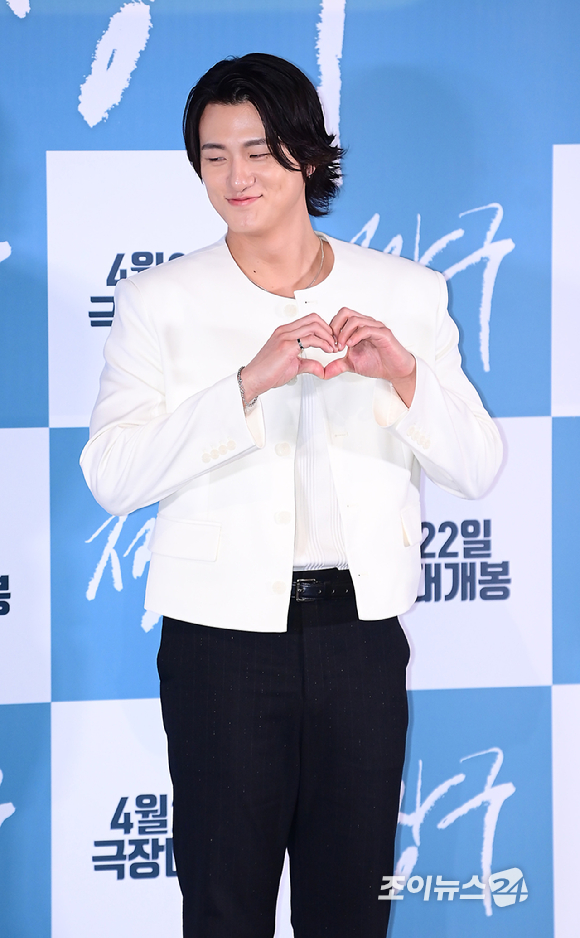 배우 신승호가 16일 서울 CGV 용산아이파크몰에서 열린 영화 '짱구'(정우&middot;오성호 공동 연출) 언론시사회에 참석하고 있다. [사진=정소희 기자]