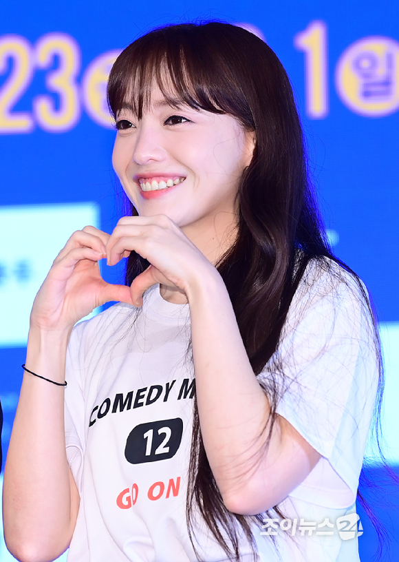 '개그콘서트' 코미디언 나현영이 2일 오후 서울 종로구 낙원상가에서 열린 제12회 부산국제코미디페스티벌(BICF) 공식 기자회견에 참석하고 있다. [사진=정소희 기자]