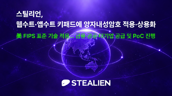 스틸리언, 웹수트·앱수트 키패드에 양자내성암호 적용