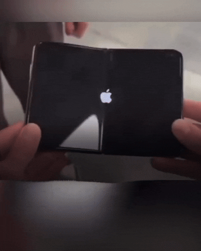 애플의 첫 폴더블 폰 더미(모형). [사진=엑스 @소니 딕슨(Sonny Dickson)]