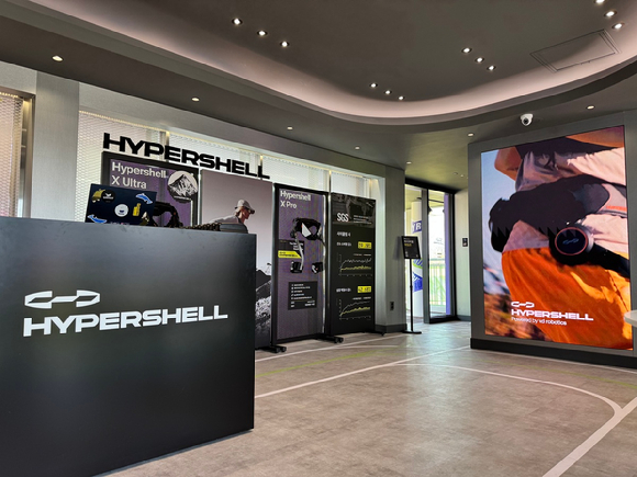 브이디로보틱스 하이퍼쉘 여의도 한강공원 팝업스토어 [사진=브이디로보틱스]