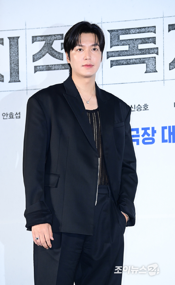 배우 이민호가 17일 오전 서울 광진구 자양동 롯데시네마 건대입구점에서 열린 영화 '전지적 독자 시점'(감독 김병우) 제작보고회에 참석하고 있다. [사진=정소희 기자]