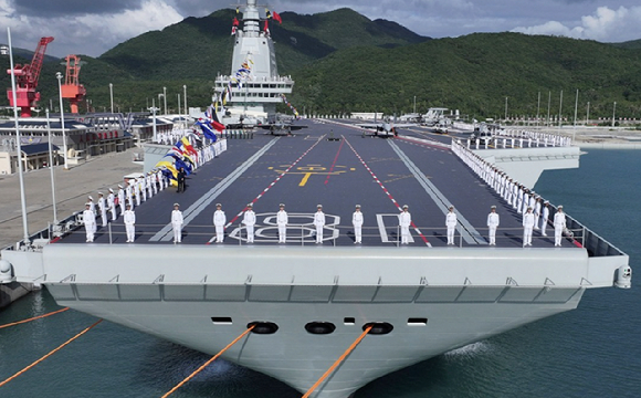 중국 항공모함 푸젠함 취역식. [사진=신화/연합뉴스]