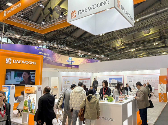 대웅제약 CPHI 부스 전경. [사진=대웅제약 제공]