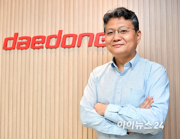나영중 대동 P.BIZ 개발부문장이 지난 24일 서울 서초구 대동 서울사무소에서 아이뉴스24와 인터뷰를 하고 있다. [사진=곽영래 기자]