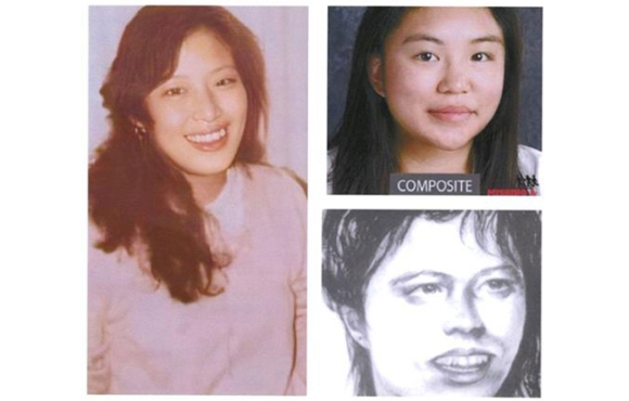 김 씨의 생존 모습(왼쪽)과 몽타주(오른쪽 하단). [사진=조지아수사국(GBI)]