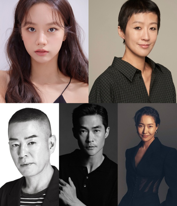 이혜리와 홍진경, 크리에이티브 디렉터 정욱준, 배정남, 패션 스타일리스트 최실장 [사진=각 소속사 및 본인 제공]