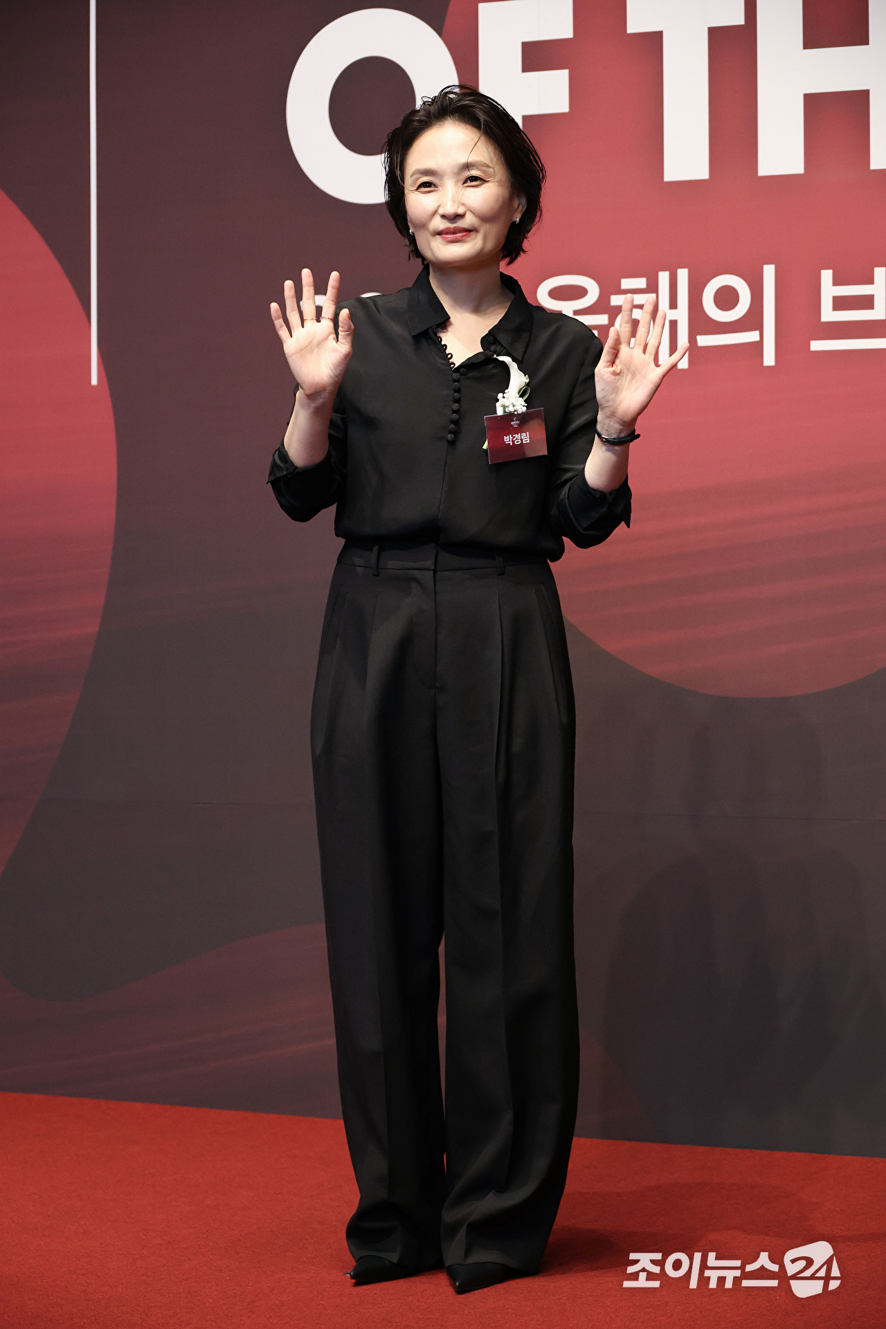 방송인 박경림이 1일 오전 서울 중구 신라호텔에서 진행된 '2026 올해의 브랜드 대상' 포토월 행사에 참석해 포즈를 취하고 있다. [사진=문수지 기자]