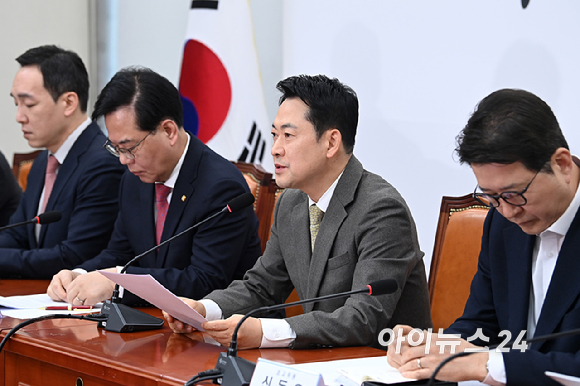 장동혁 국민의힘 대표가 19일 서울 여의도 국회에서 열린 최고위원회의에서 발언하고 있다. [사진=곽영래 기자]