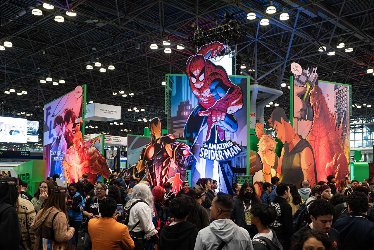 아이언맨·스파이더맨과 함께⋯네이버웹툰, 美서 웹툰 알리기 앞장