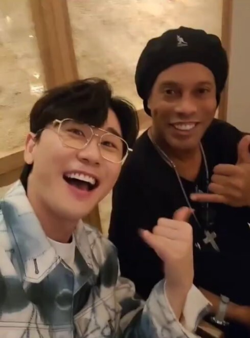 영탁 호나우지뉴 [사진=영탁 SNS]