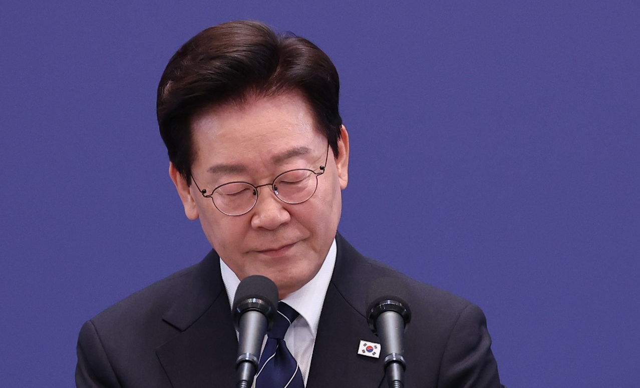 이재명 대통령이 18일 청와대 영빈관에서 열린 기자회견에서 취재진의 질문을 듣고 있다. 2026.9.18 [사진=연합뉴스]