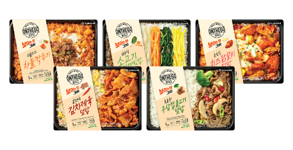 아워홈 온더고 판매량 Top5 제품. [사진=아워홈]