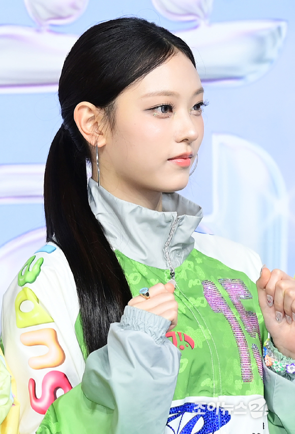 그룹 뉴진스 해린이 21일 오후 인천광역시 중구 A리조트에서 열린 '2024 SBS 가요대전 썸머' 블루카펫 행사에 참석하고 있다. [사진=정소희 기자]