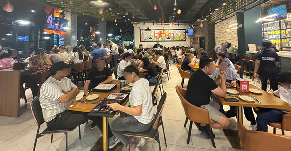 중미 온두라스 산페드로술라시에 위치한 BBQ 마스데발 플라자점. [사진=BBQ]