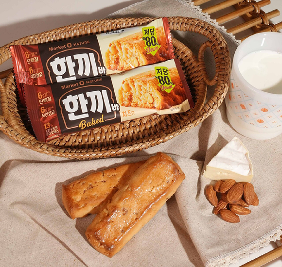 마켓오네이처 한끼바 치즈맛. [사진=오리온]