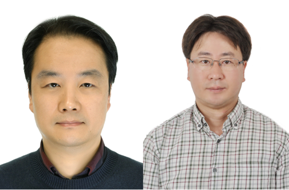 대한민국 엔지니어상 2022년 11월 수상자. 권경민 LG전자㈜ 연구위원(왼쪽)과 우인근 ㈜저스템 부장 [사진=과기정통부]