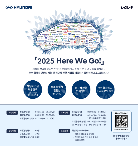 '2025 Here We Go!(히어 위 고)' 공식 홍보 포스터. [사진=현대자동차그룹]