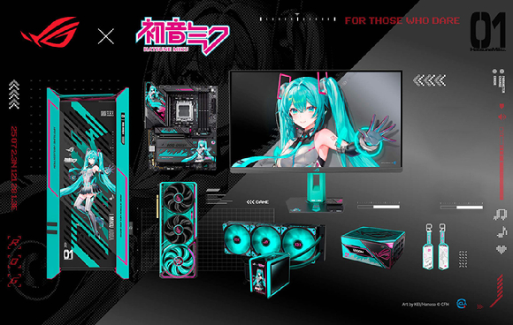 에이수스, &apos;하츠네 미쿠&apos; 콜라보 ROG 에디션 컬렉션 출시