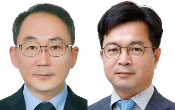 이재명 대통령이 16일 산업통상부 차관에 박동일 현 산업통상부 산업정책실장(왼쪽)을, 금융위원회 부위원장에는 신진창 금융위원회 사무처장을 각각 임명했다. [사진=청와대]