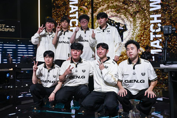 알파조 1위 수성에 나서는 젠지. [사진=라이엇게임즈]