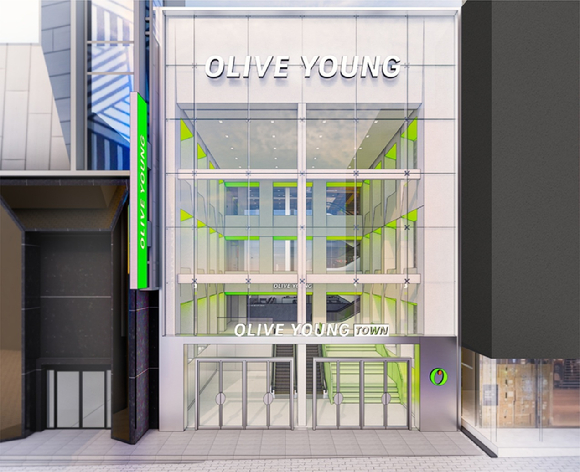 26일 서울 명동에 오픈한 '올리브영 센트럴 명동 타운' 3D 렌더링 전경. [사진=CJ올리브여]