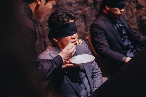 백종원 더본코리아 대표가 지난 28일 서울 서초구 스페이스쉐어 강남역센터에서 열린 첫 정기 주주총회에 참석하고 있다. [사진=연합뉴스]