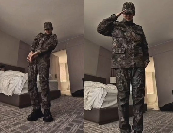 뷔 [사진=정국 SNS]