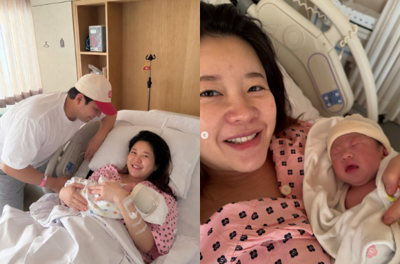 코미디언 부부 김승혜, 김해준이 출산 소식을 전했다. [사진=김승혜 인스타그램 ]