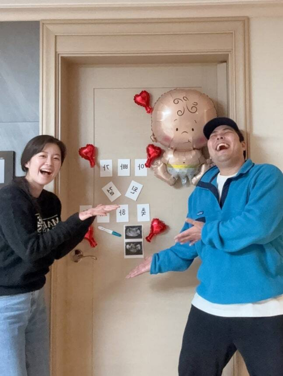 김해준♥김승혜, 결혼 2년만에 부모 된다 "17주차...드디어 아기 천사 찾아와"