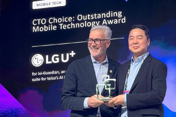 [MWC26] LGU+, GSMA 글로벌 모바일 어워드 3관왕…'CTO 초이스' 수상