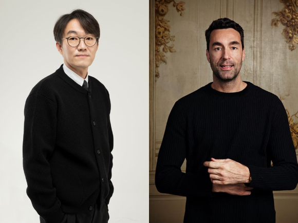 이정헌 넥슨 대표(왼쪽), 패트릭 쇠더룬드 넥슨 회장(오른쪽) [사진=넥슨]