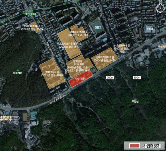 방배임광3차아파트 위치도. [사진=서울시]