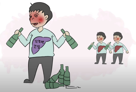 과음이 쌓이면 지방간, 간경변, 간암 등의 질병이 발생하며 목숨을 위협하게 된다. 본 기사와 무관한 이미지. [사진=픽사베이]