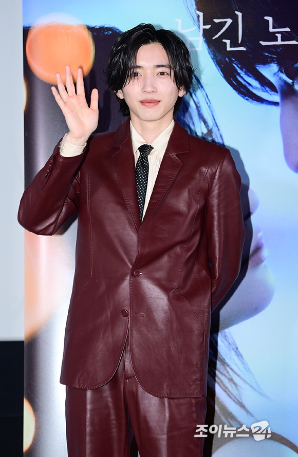 일본 배우 미치에다 슌스케가 3일 오후 서울 용산구 CGV 용산아이파크몰점에서 진행된 영화 '네가 마지막으로 남긴 노래' 내한 기자간담회에 참석하고 있다. [사진=정소희 기자]