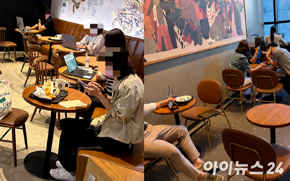 스타벅스 조식 메뉴 중 하나. [사진=설래온 기자 ]