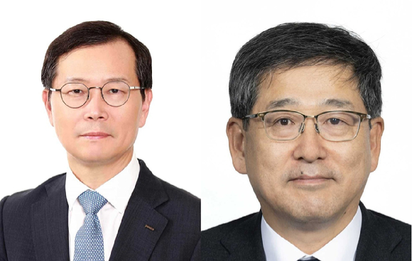 이주태 포스코 미래전략본부장(좌) 천성래 포스코사업시너지본부장(우) [사진=포스코홀딩스]