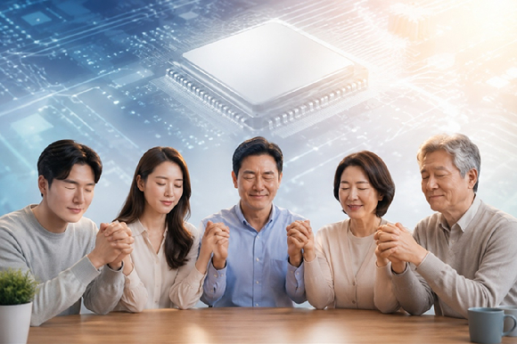 반도체주 투자자 이미지 [사진=챗GPT AI 생성 이미지]