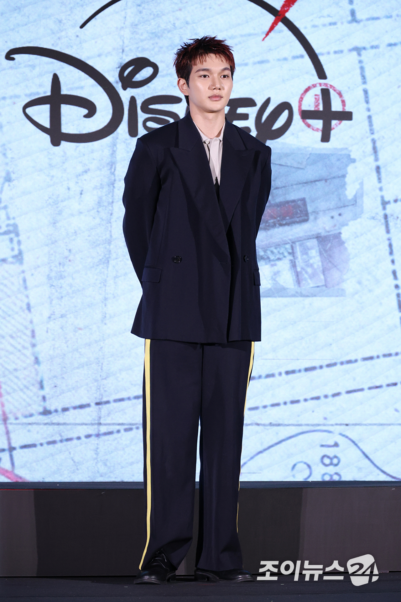 배우 윤상현이 28일 오전 서울 구로구 신도림동 더세인트에서 진행된 디즈니+ 오리지널 예능 '술래게임' 제작발표회에 참석해 포즈를 취하고 있다. [사진=문수지 기자]