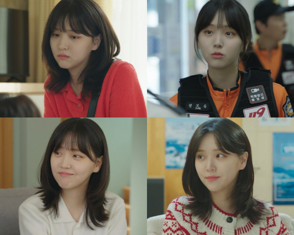 '엄마친구아들' 김지은이 정모음 역을 맡아 열연하고 있다. [사진=tvN 방송화면 캡처]