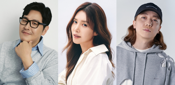 김풍-채정안-넉살이 MBC에브리원&middot;E채널 새 예능 &lsquo;돌싱N모솔'에 출연한다. [사진=각 소속]