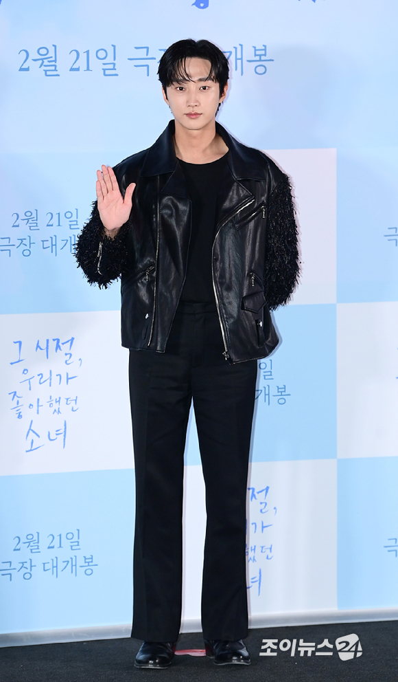 배우 진영이 19일 오후 서울 CGV 용산아이파크몰에서 열린 영화 '그 시절, 우리가 좋아했던 소녀'(감독 조영명) 언론시사회에 참석하고 있다. [사진=정소희 기자]