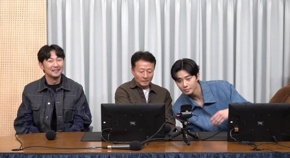 13일 오후 방송된 SBS파워FM '두시 탈출 컬투쇼'의 '특별 초대석' 코너에 영화 '드림'의 박서준, 김종수, 허준석이 출연했다. [사진=SBS]