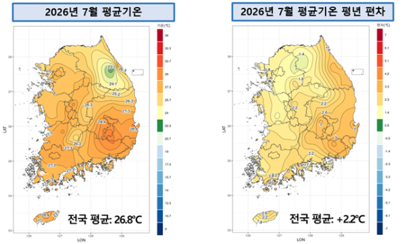 지난 7월 10일 동대구역 광장에서 더위 속 한 시민이 양산을 쓰고 이동하고 있다. [사진=연합뉴스]