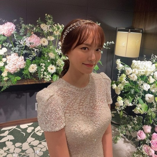 배우 채주화가 결혼식을 무사히 마친 소감을 전했다. [사진=채주화 인스타그램]